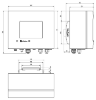ORBISPHERE 510 O2-controller, wandmontage, 90-240 VAC, 0/4-20 mA, druk
