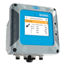 SC4500-controller, Prognosys, 5x mA-uitgang, 1 digitale sensor, 1 analoge pH/redox, 100-240 VAC, zonder netsnoer