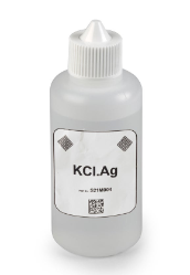 Vuloplossing, referentie, 3 M KCl met AgCl, 100 mL