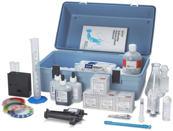 Test kit, saltwater aquaculture, model FF-3