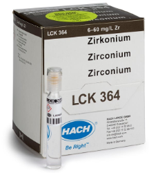 Kuvettentest voor zirkonium, 6 - 60 mg/L Zr