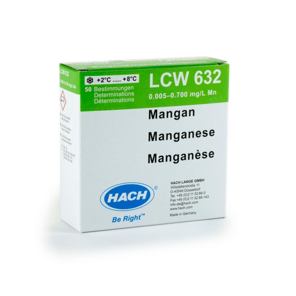 Reagentiaset voor mangaan, 0,005 - 0,7 mg/L Mn