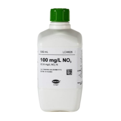 Nitraatstandaard, 100 mg/L NO₃ (22,6 mg/L NO₃-N), 500 mL