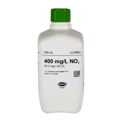 Nitraatstandaard, 400 mg/L NO₃ (90,4 mg/L NO₃-N), 500 mL