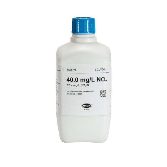Nitrietstandaard, 40 mg/L NO₃ (12,2 mg/L NO₃-N), 500 mL