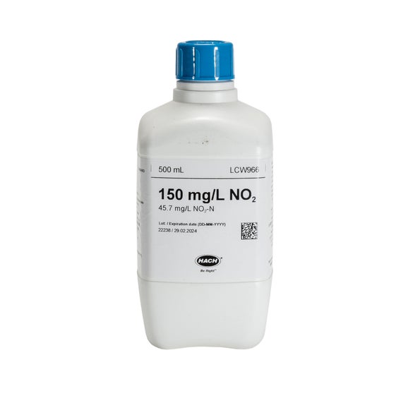 Nitrietstandaard, 150 mg/L NO₃ (45,7 mg/L NO₃-N), 500 mL