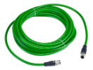 Ethernet-kabel M12 naar M12, 10 m