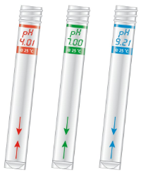 Sension+ 3 bedrukte buisjes van 10 mL voor kalibratie van draagbare pH-meter, EU